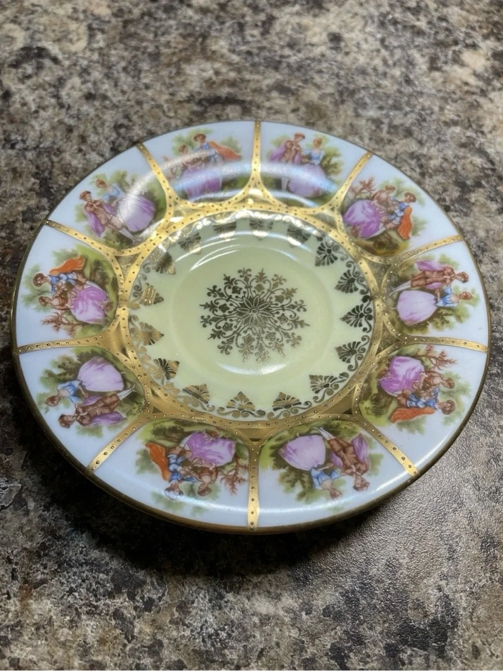 Love Story Decorative Porcelain German small dish 1940’s
